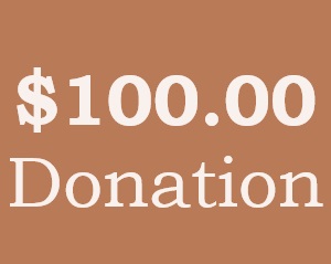 $100.00 Donation w/Entry into The Book of Legends