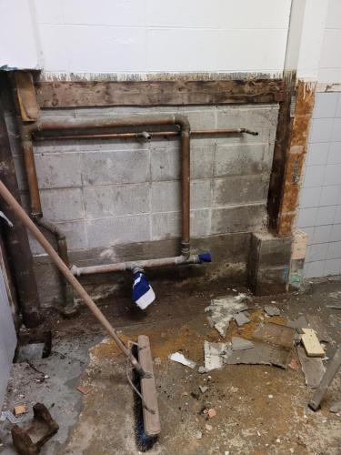 Wall Removal for Bathroom Redesign