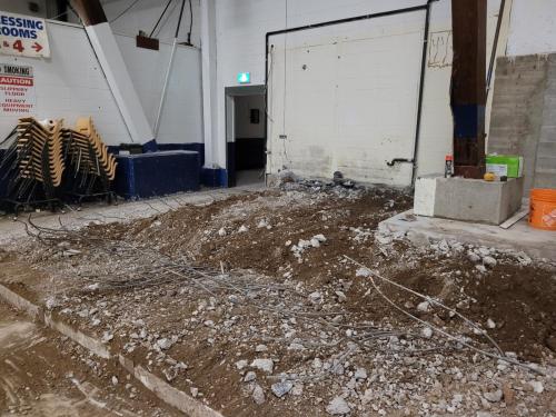 Officials Room Removal